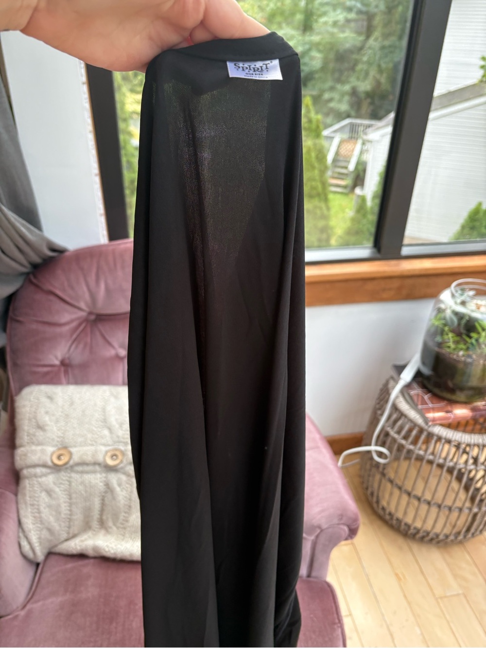 Spirit Halloween Black Cape